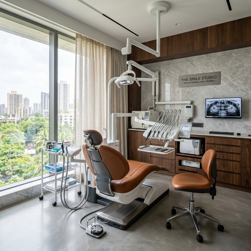 Ultra-modern dental operating operatory room at Novel Dental & Implant Clinic